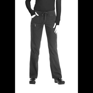 Koi Peace Lite Drawstring Scrub Pants - Black, Med